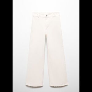 Mango “Catherine” Off White Jeans